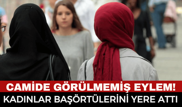 Fatih Camii’nde Kadir Gecesi’nde Şok Eylem: Kadınlar Neden Başörtülerini Yere Bıraktılar?