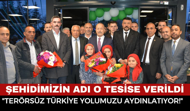 Sülümenli’de Şehit Göktaş’ın Adı Ölümsüzleşti: Açılışı Taytak Yaptı