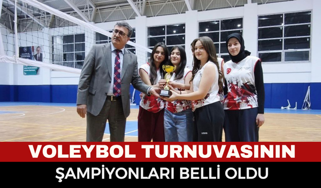 Afyon'da Voleybol Turnuvası Şampiyonu Belli Oldu