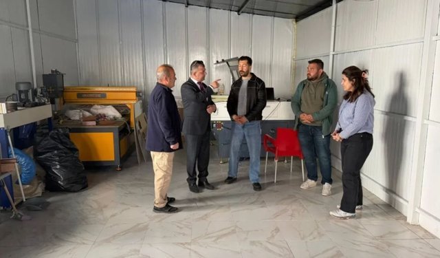 Emirdağ’da yeni atölye hazırlığı başladı: Başkan Koyuncu yerinde inceledi