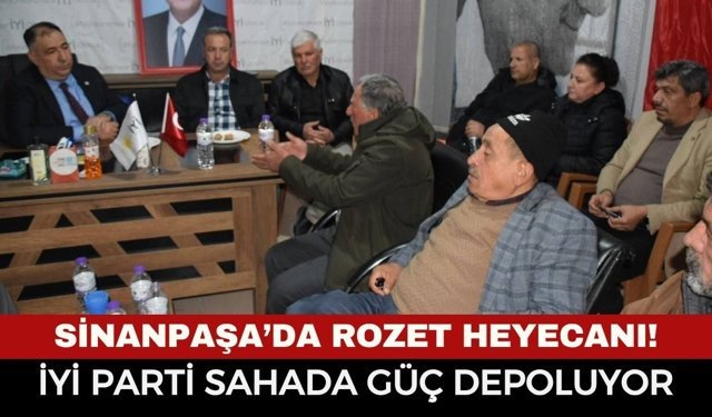 İYİ Parti Sinanpaşa’da Rozet Heyecanı! "Masa Başında Değil, Sahada Olacağız!"