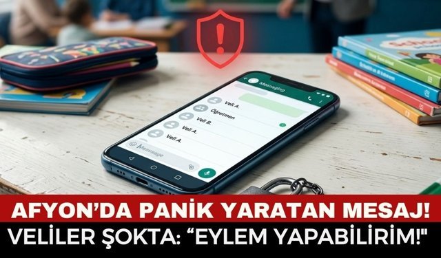 Afyonkarahisar’da Velileri Ayağa Kaldıran WhatsApp Tehdidi! O Şahıs Tutuklandı: "Kontrol Dışı Eylem Yapabilirim"