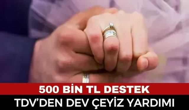 TDV’den Dev Çeyiz Yardımı: 500 Bin TL Destekli Proje Afyonkarahisar’da Sahaya İndi