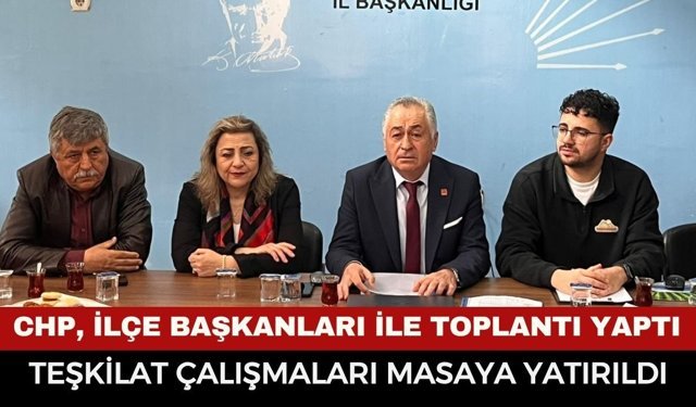 Hasan Karadeniz Başkanlığında Kritik Toplantı: CHP Yeni Yol Haritasını Belirledi