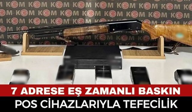 Afyon'da Pos Cihazlarıyla Tefecilik Yapan Şebeke Çökertildi
