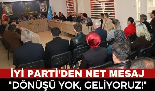 İYİ Parti Teşkilatı Hafta Sonu Operasyon İçin Toplandı! "Sahadan Gelen Mesaj Net" Diyerek İlan Ettiler!