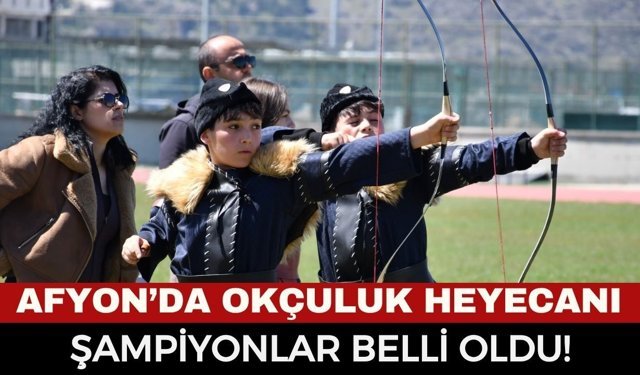 Geleceğin Kemankeşleri Ödüllerine Kavuştu! Afyon’da Okçuluk Heyecanı Grup Müsabakalarına Taşınıyor!