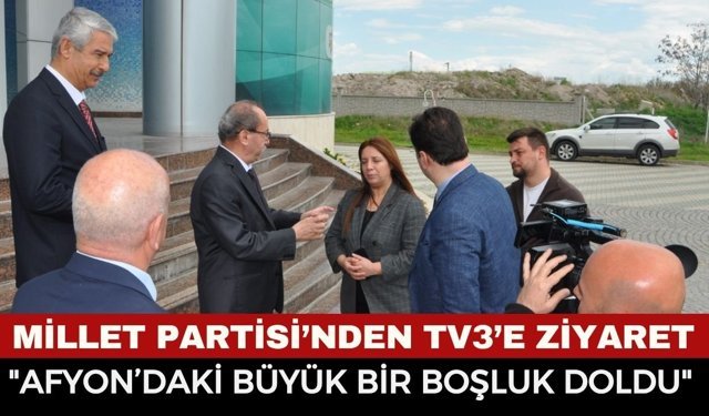 Millet Partisi’nden TV3’e Tam Not! Selahattin Genç: "Afyon’daki Büyük Bir Boşluk Doldu"