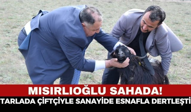 İYİ Parti Heyeti İhsaniye’yi Karış Karış Gezdi: Tarlada Çapa Yaptılar, Sanayide Dert Dinlediler