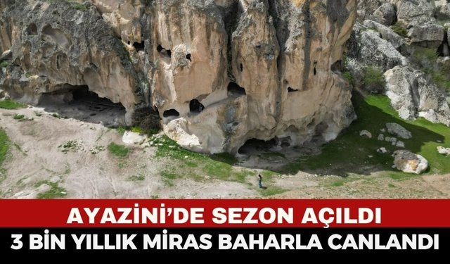 Afyon'da Güneş Açtı, Turistler Geldi! Frigya’nın Kalbi Ayazini’de Bahar Hareketliliği Başladı!