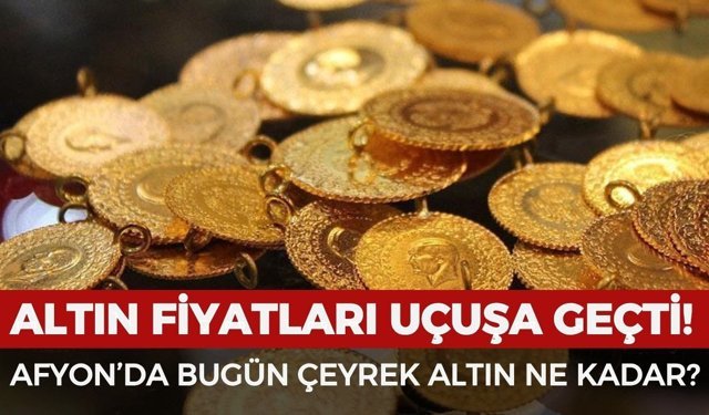 Afyonkarahisar’da bugün çeyrek altın ne kadar? 8 Nisan 2026 güncel altın fiyatları