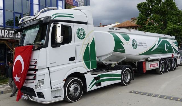 Şuhut Belediyesi araç filosu güçleniyor: 36 tonluk yeni tanker eklendi