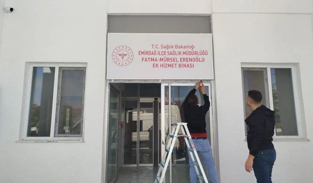 Emirdağ’da hayırsever destekli sağlık tesisi açılışa hazırlanıyor