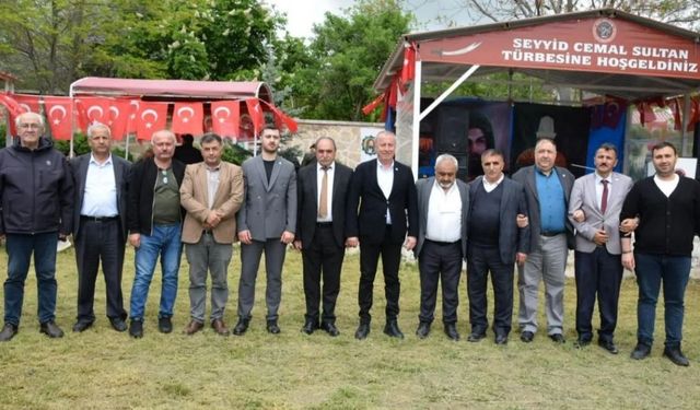 İYİ Parti Afyonkarahisar heyeti, Seyyid Cemal Sultan Anma Töreni'ne katıldı