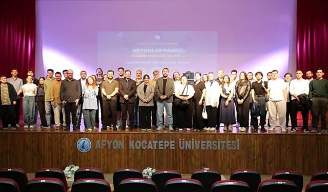 AKÜ Sinema ve Televizyon Bölümü mezunları öğrencilerle buluştu