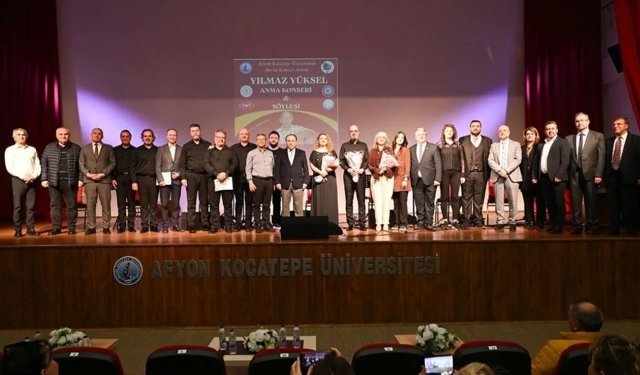 AKÜ’de Yılmaz Yüksel anısına anma konseri düzenlendi