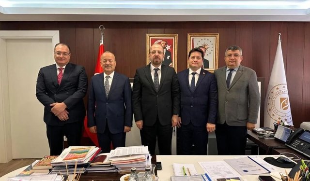 Bolvadin heyeti doğalgaz yatırımı için Ankara’da buluştu