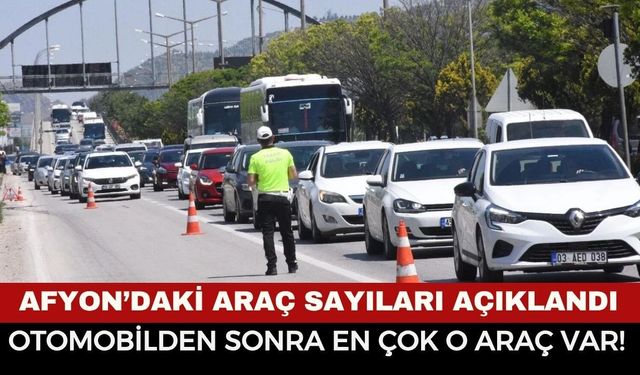 TÜİK Açıkladı: Afyonkarahisar’daki Araç Sayısı Rekora Koşuyor! İşte O Rakamlar