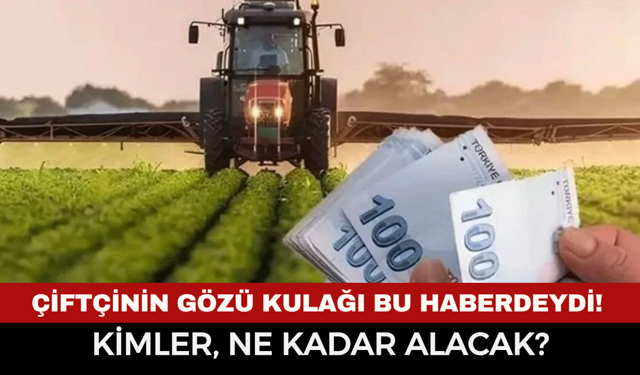 Çiftçinin Gözü Kulağı Bu Haberdeydi! Kimler, Ne Kadar Alacak?