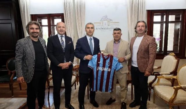 Trabzon kültür temsilcilerinden Vali Aktaş’a ziyaret