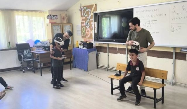 Değirmendere’de öğrenciler sanal dünyada keşfe çıktı