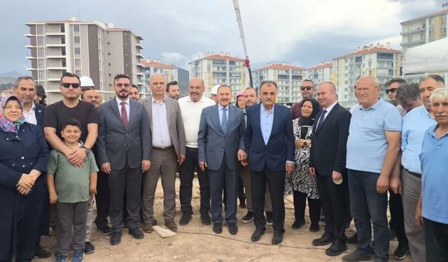 Afyonkarahisar Türk-İş Konutları projesinde temel atma töreni gerçekleştirildi