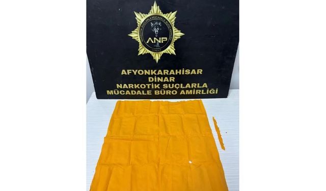 Dinar’da narkotik operasyonu: Peçeteye emdirilmiş uyuşturucu ele geçirildi