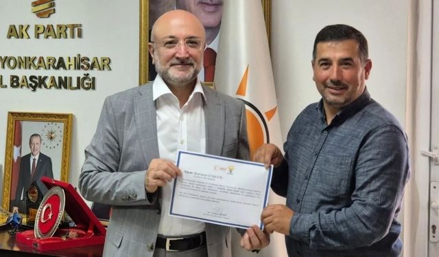 Başkan Şahin'den Kızılören teşkilatına başarı teşekkürü
