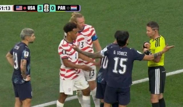 ABD-Paraguay Maçında Futbol Tarihini Değiştiren Karar! VAR Devrimi Dünya Kupası'nda Kartın Sahibi Canlı Yayında Değişti
