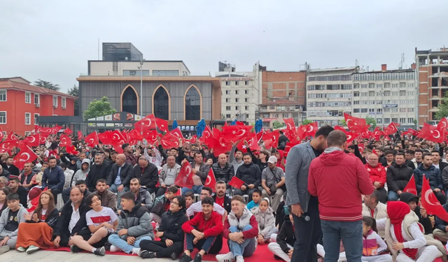 Afyon'da Milli Takım Coşkusu