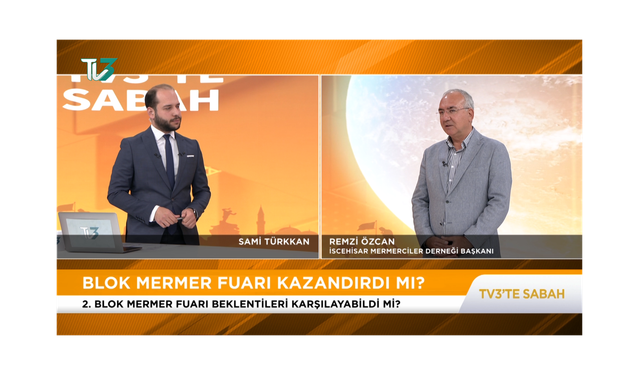 TV3’te Açıklanan Rakamlar Şaşırttı! Afyon Mermer Fuarı Dünyayı Buluşturdu