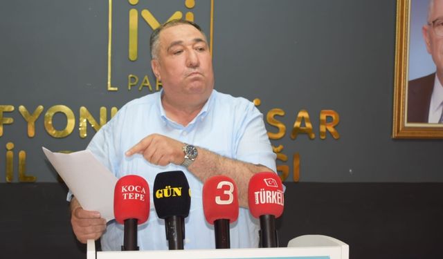 İYİ Parti İl Başkanı Muhammet Mısırlıoğlu’ndan Gündem Sarsan Manifesto: "Mermerci Üretemiyor, Çiftçi Kan Ağlıyor"