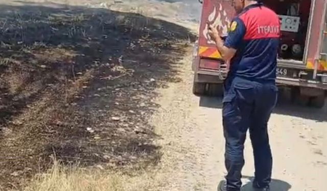 Şuhut Mahmut Köyünde Korkutan Yangın: Alevler Tarım Arazilerine Sıçramadan Söndürüldü