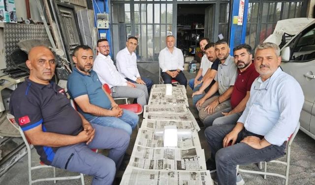 Milletvekili Arslan sanayi esnafıyla buluştu: Üretimin önemine dikkat çekti