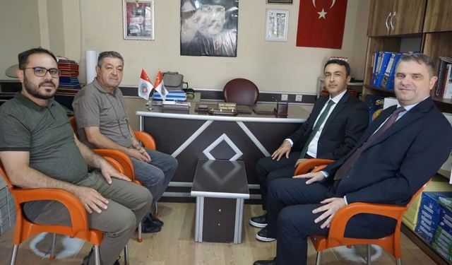 Basın İlan Kurumu heyeti Şuhut Belediye Başkanı Özaşkın'ı ziyaret etti