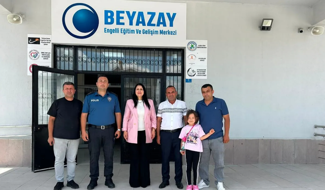 Kocatepe Polis Merkezi'nden Beyazay Engelsiz Eğitim Merkezi'ne Destek Ziyareti