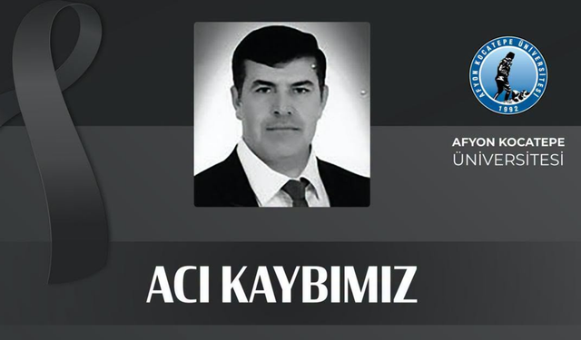 Afyon Kocatepe Üniversitesi personeli Muammer Fidan son yolculuğuna uğurlandı