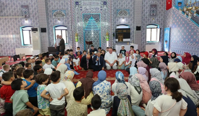 Vali Aktaş'tan Yaz Kur’an Kursu öğrencilerine anlamlı ziyaret