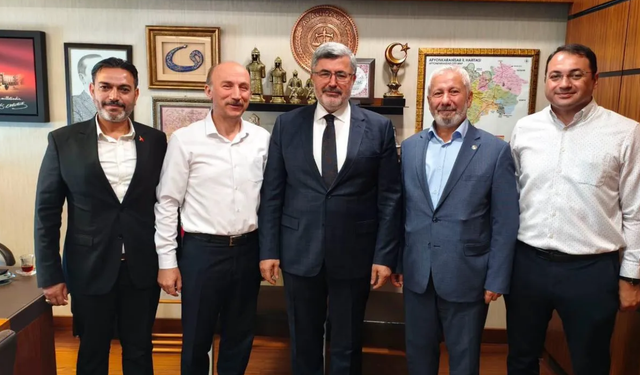 Milletvekili Özkaya Memur-Sen yöneticilerini TBMM'de ağırladı