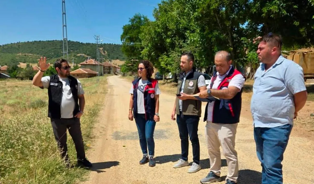 Afyonkarahisar'da kırsal kalkınma çalışmaları sahada hız kesmeden sürüyor
