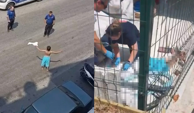 Yarı çıplak sokağa çıkan kadın daha sonra 3. kattan atladı