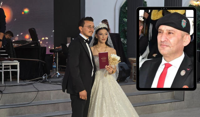 Şehit Kızı Ayşegül Oymak Dünyaevine Girdi: Başkan Kumartaşlı'nın GATA'dan Gönderdiği Mesaj Salondakileri Ağlattı!