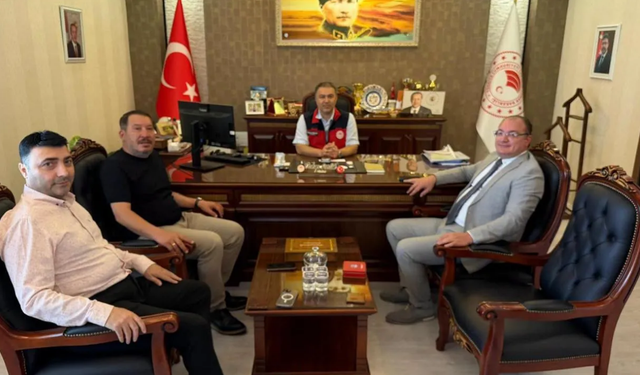 Başkan Topçu’dan Tarım İl Müdürlüğüne ziyaret: Dinar'ın tarımsal hedefleri masaya yatırıldı