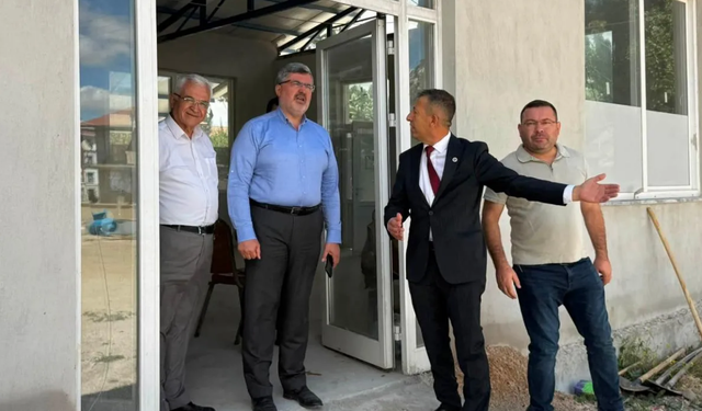 Kılıçarslan’da yeni sosyal tesis için kollar sıvandı: Milletvekili Özkaya yerinde inceledi