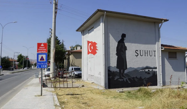 Şuhut’ta trafoların çehresi değişti: İlçenin değerleri duvarlara işlendi