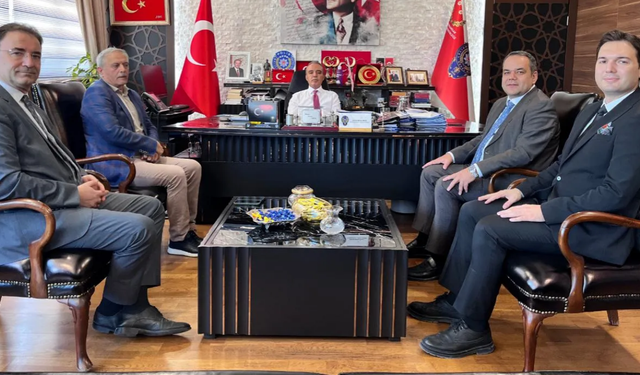 TV3 heyetinden Afyonkarahisar Emniyet Müdürü Erol’a ziyaret