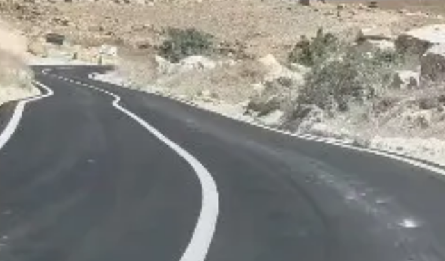 İscehisar’da Acem Deresi yolu yenilendi: Asfalt çalışması tamamlandı