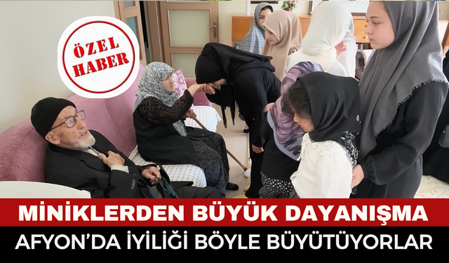 Harçlıklarını yetim kardeşleri için biriktirdiler! Afyon'da Büyüyen İyilik Hareketi