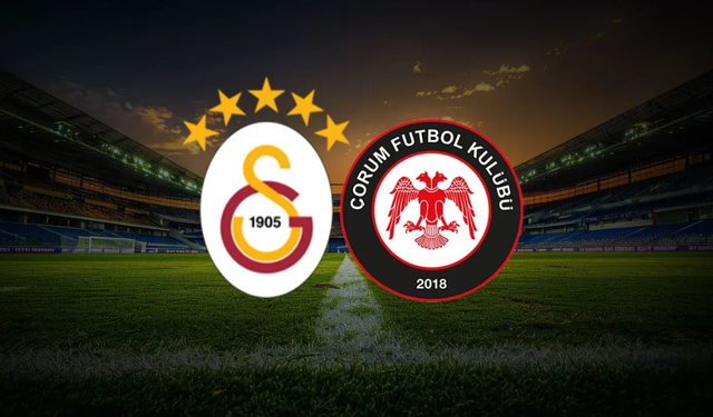 Galatasaray Çorum FK maç özeti izle: Maç kaç kaç bitti, golleri kim attı?