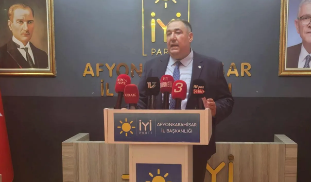 İYİ Parti İl Başkanı Mısırlıoğlu'ndan enflasyon tepkisi: "Milletin mutfağındaki yangın her geçen gün büyüyor"
